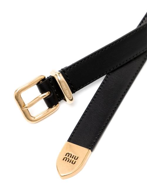 Leather belt MIU MIU | 5CC6082AIXF0002